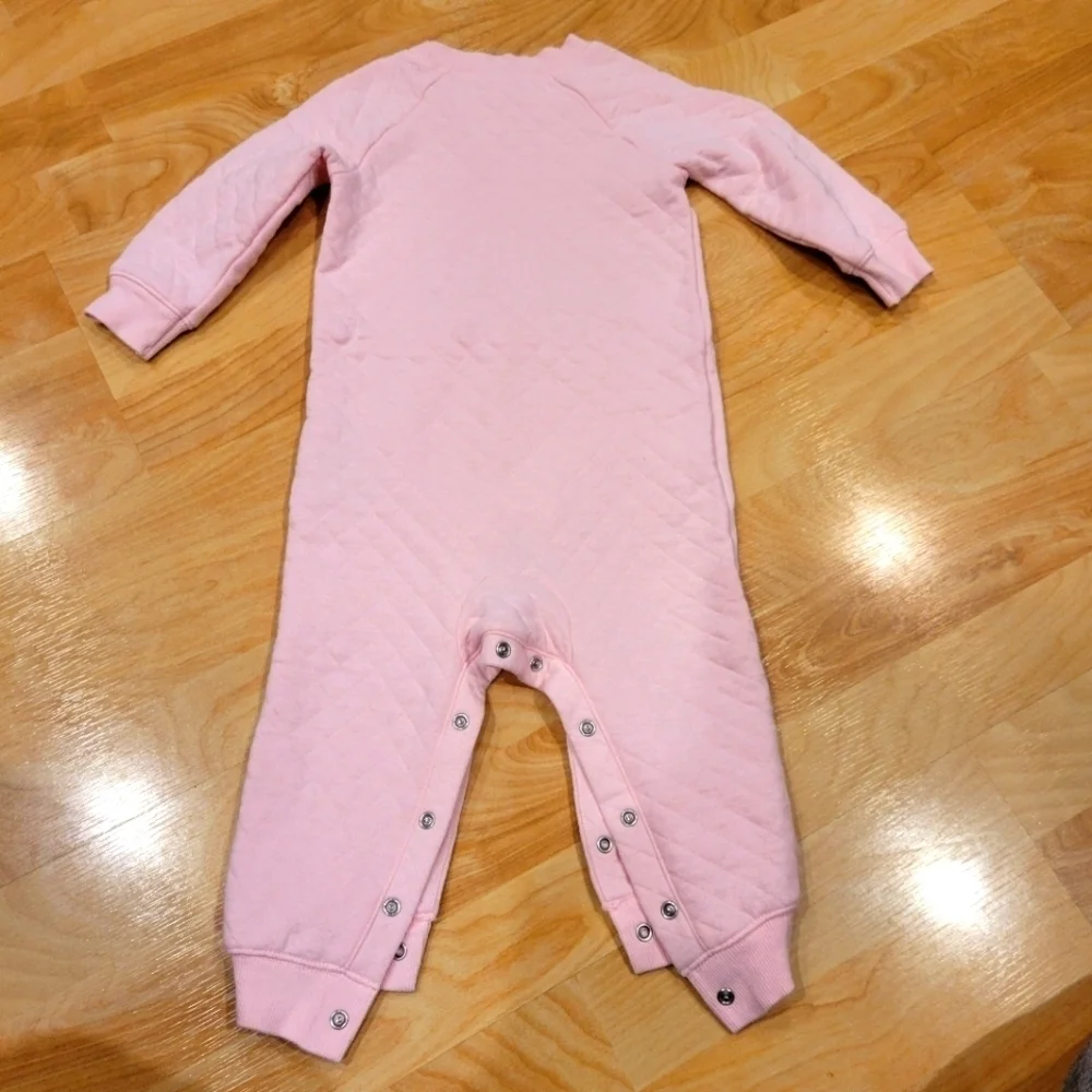 Carter's quilted jumpsuit pink size 18 months